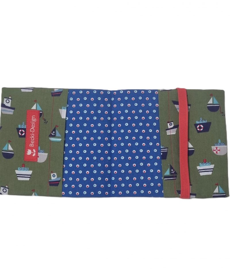 Pixibuchhülle - Boote grün